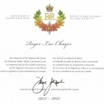 Certificat Royal 2012