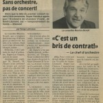 Journal st-léonard orchestre pas de chef 1988