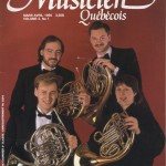 Magazine Musicien québécois complet 1990 Page1